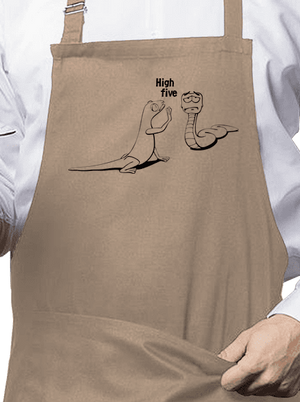 Omalovánka: High Five zástěra Rope