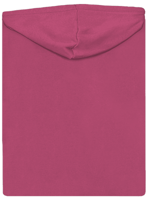 Bez potisku dámská mikina na zip Magenta