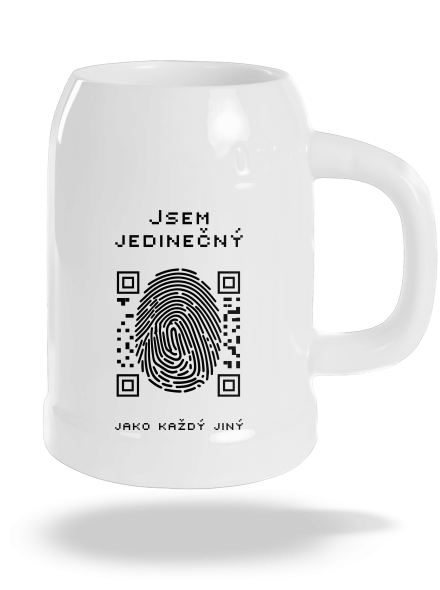 Jsem jedinečný půllitr White