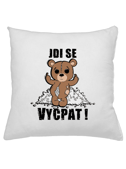 Jdi se vycpat polštář White