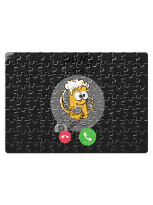 Pivo volá puzzle White