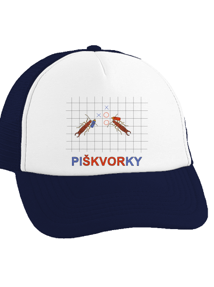 Škvoří piškvorky kšiltovka truckerka French Navy cap