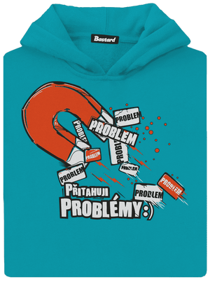 Magnet na problémy dětská mikina klokanka Hawaiian Blue