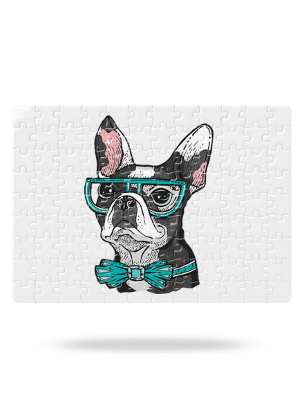 Francouzský džentlmen puzzle White