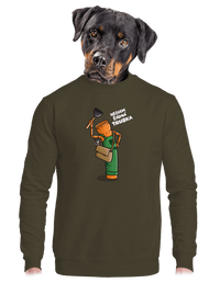 unisex mikina bez kapuce