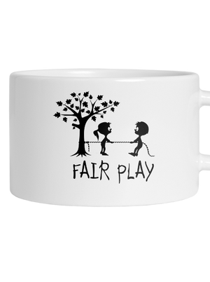 Fair play hrnek makronka White