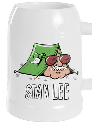 Stan Lee půllitr White