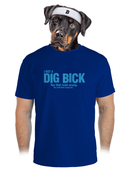 Dig bick pánské sportovní tričko Royal Blue Mal