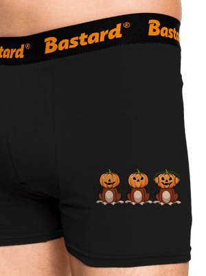 Halloween opičky boxerky Black
