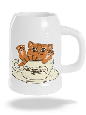 Kapučičíno půllitr White