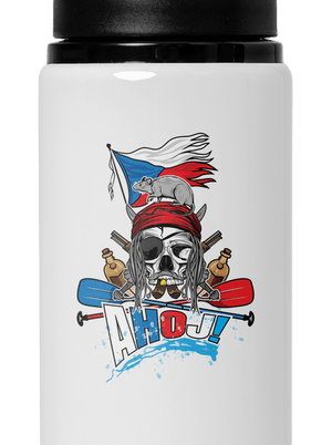 Ahoj lahev na vodu White