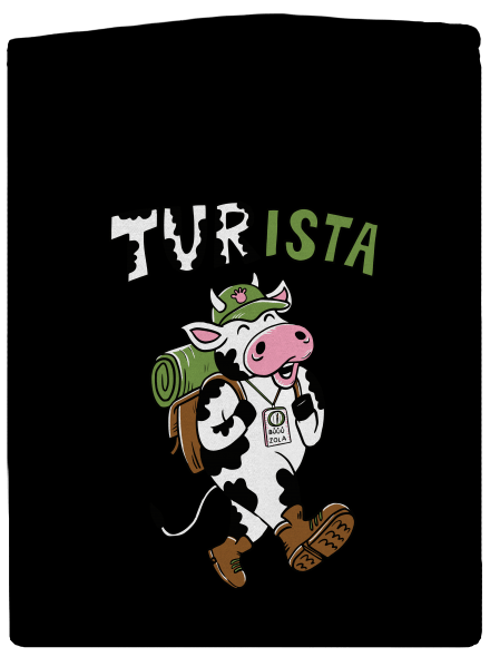 Tur na cestách dámská mikina na zip Black