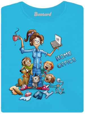 Maminčin home office dámské tričko Blue Atol
