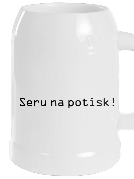 Seru na potisk půllitr White