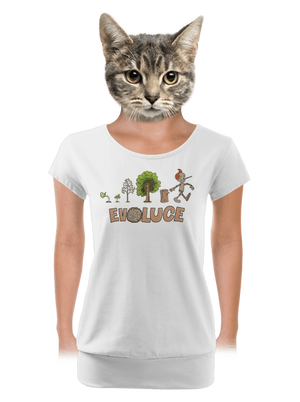 dámské tričko s lemem