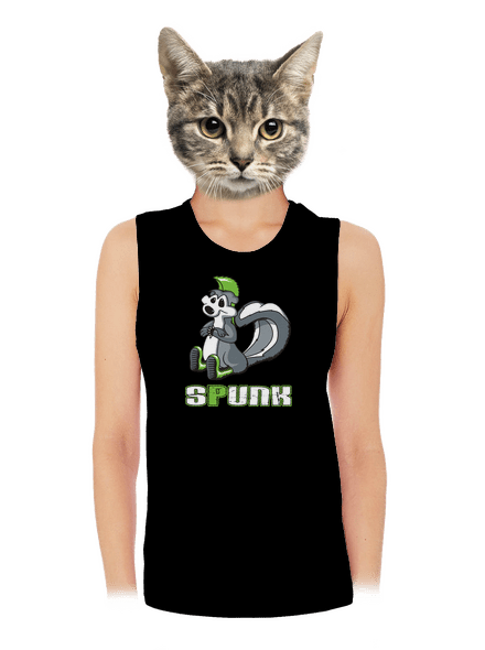 Spunk dámské tílko volné Black