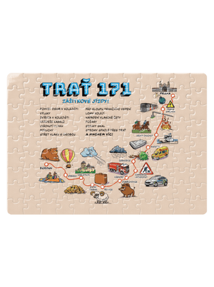 Trať 171 puzzle White