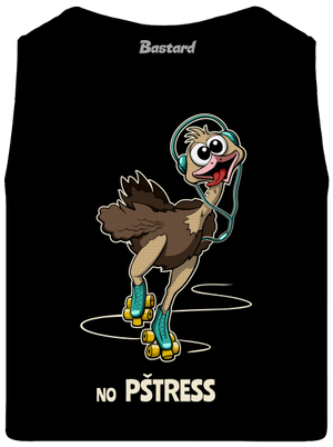 No pštress pánské tílko Black