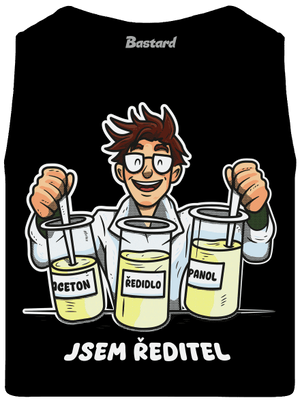 Jsem ředitel pánské tílko Black