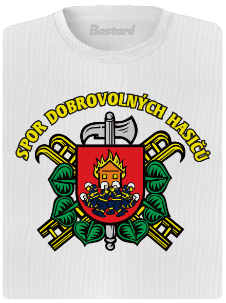 Spor dobrovolných hasičů dámské sportovní tričko White