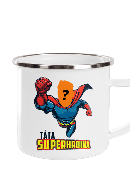 Táta superhrdina plecháček White