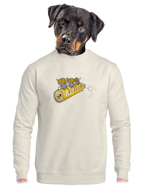 unisex mikina bez kapuce