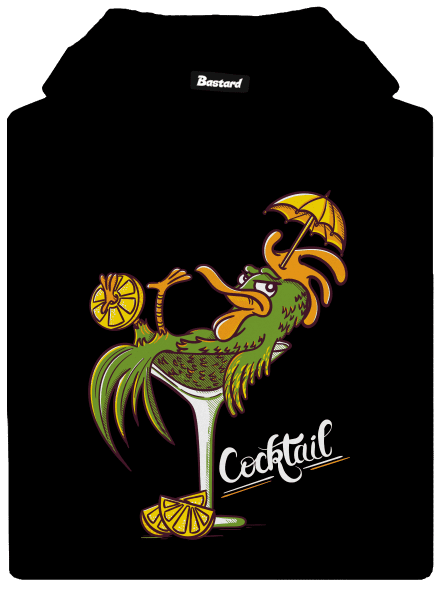 Cocktail dámská mikina klokanka Black