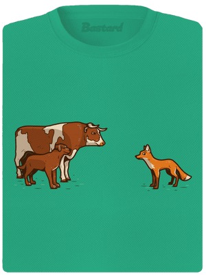 Vůl, pes a vulpes dámské sportovní tričko Mint Mal