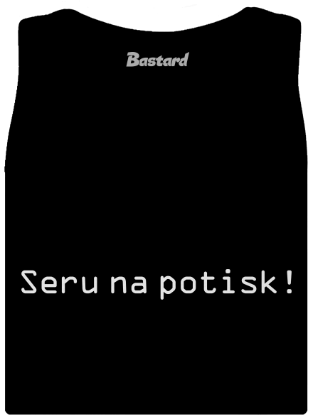Seru na potisk dámské tílko klasické Black