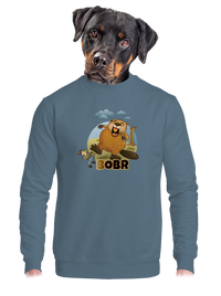 unisex mikina bez kapuce