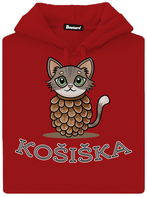 Košiška dámská mikina klokanka Red Mal