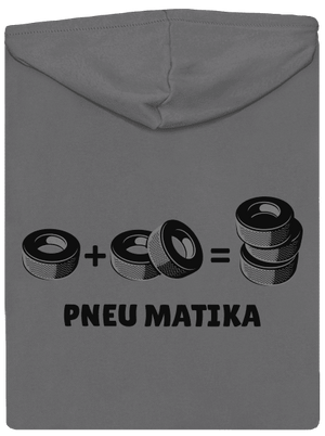 Pneu Matika dámská mikina na zip Steel Gray