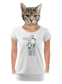 dámské tričko s lemem