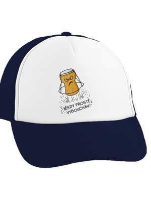 Někdy vybouchnu kšiltovka truckerka French Navy cap
