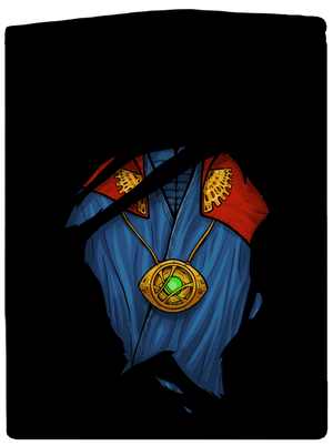 Doctor Inside pánská mikina na zip Black