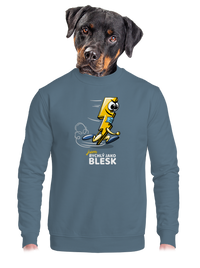 unisex mikina bez kapuce