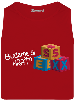 Budeme si hrát pánské tílko Red