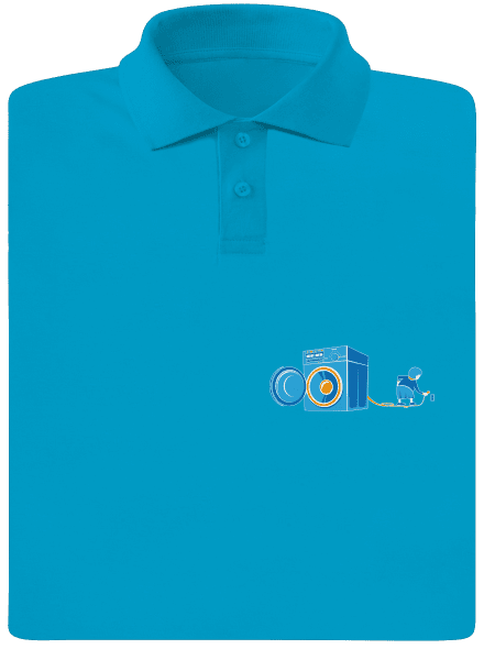 Pračka pánská polokošile Blue Atol