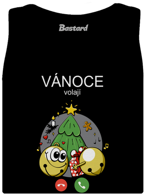 Vánoce volají dámské tílko klasické Black