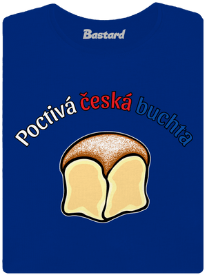 Poctivá buchta a klobása dámské tričko s lemem Royal Blue Mal
