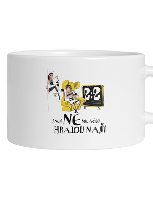Hrajou naši hrnek makronka White