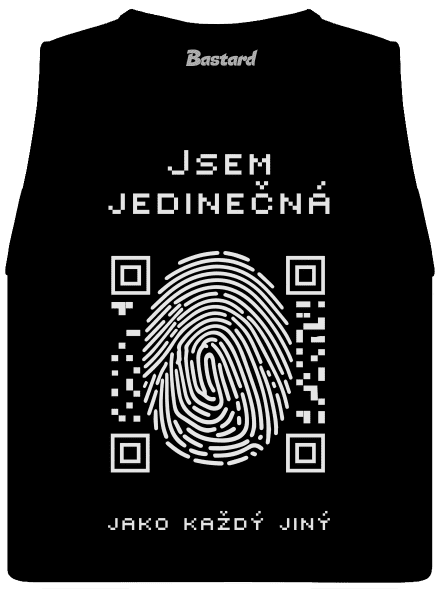 Jsem jedinečný dámské tílko volné Black