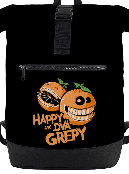 Happy grepy batoh Black