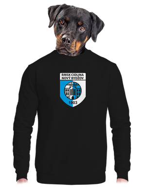 unisex mikina bez kapuce