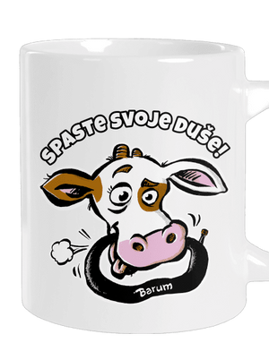 Spaste svoje duše velký hrnek White