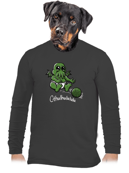 Cthulhululu pánské dlouhý rukáv Dark Grey