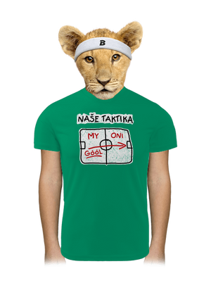 Naše taktika dětské sportovní tričko Kelly Green Mal