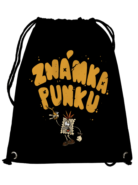 Vylitá známka punku  vak Black