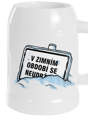 Zimní období půllitr White