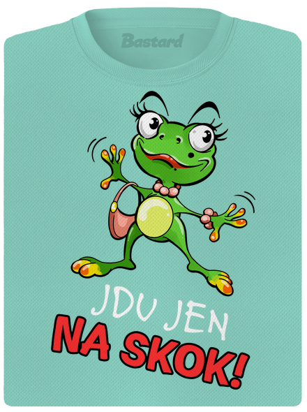Jdu na skok dámské sportovní tričko Mint Mal